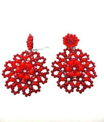 Lacy Filigree Drop Earrings