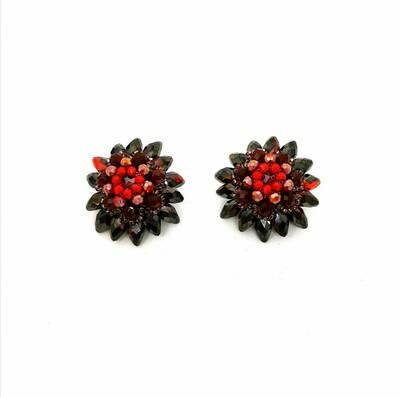 Rags to Riches Red Earrings