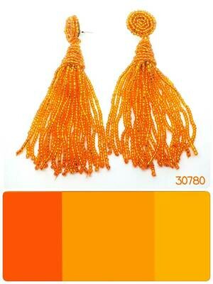 Golden Glam Dangle Earrings