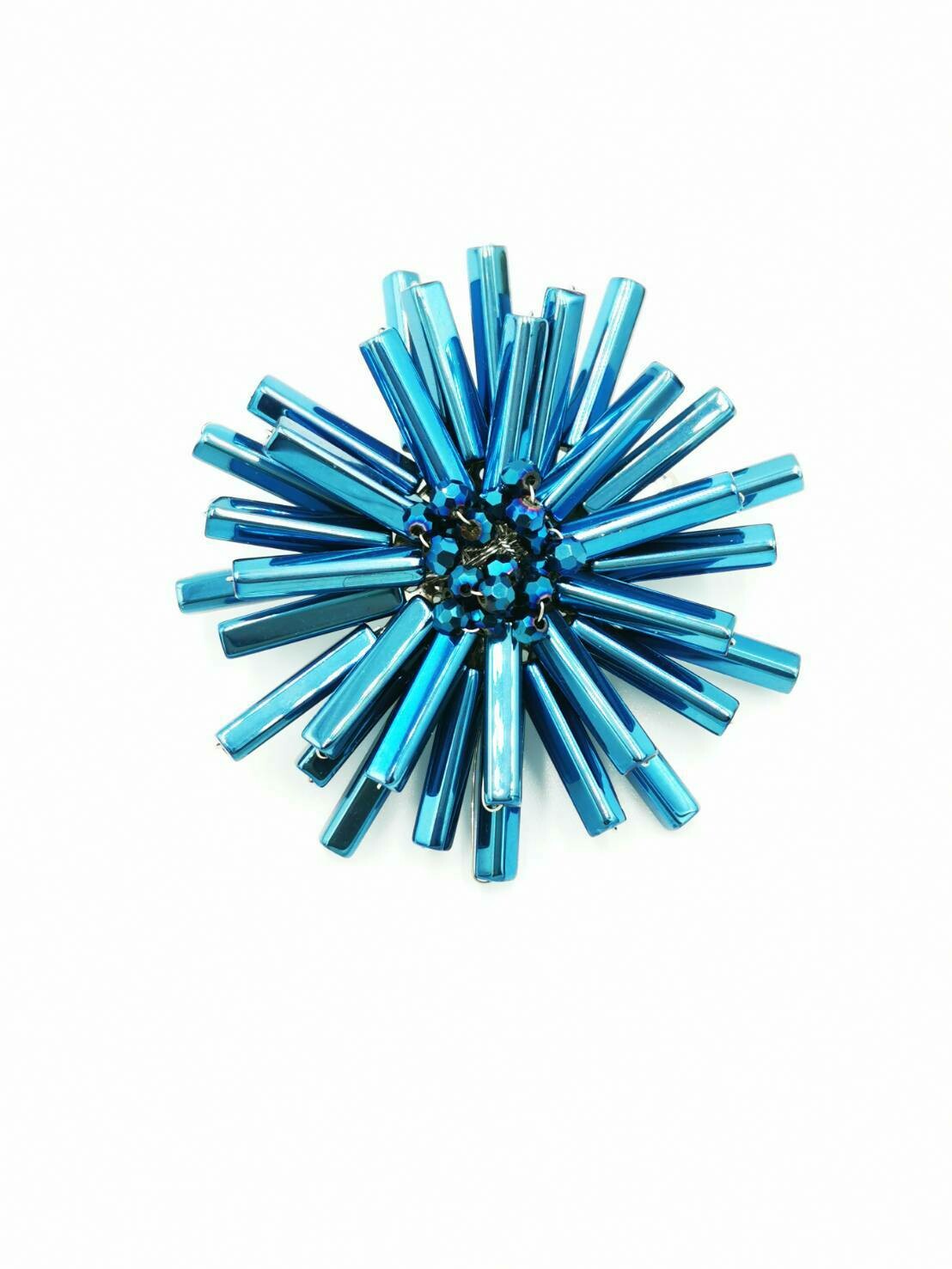 Atomic Crystals Brooch