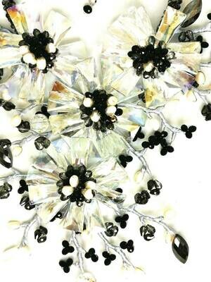 Monochrome Majesty Statement Necklace