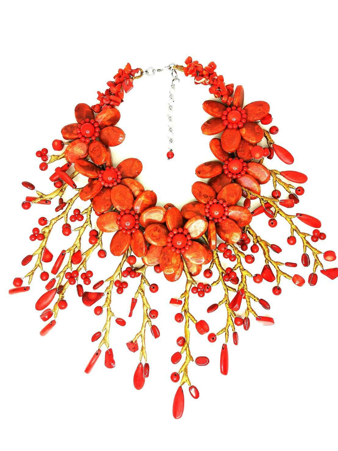 Regal Red Statement Necklace