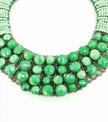 Enticing Emerald Crystal Necklace