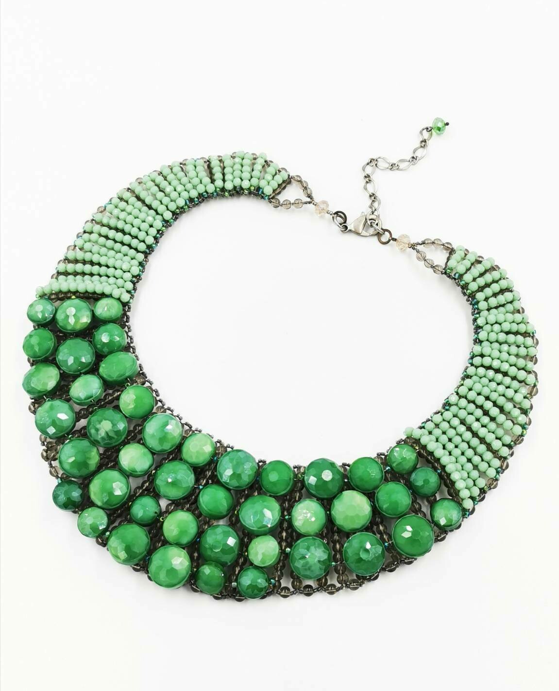 Enticing Emerald Crystal Necklace