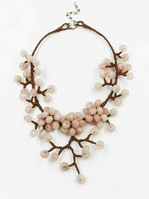 Fanciful Flowers Statement Necklace