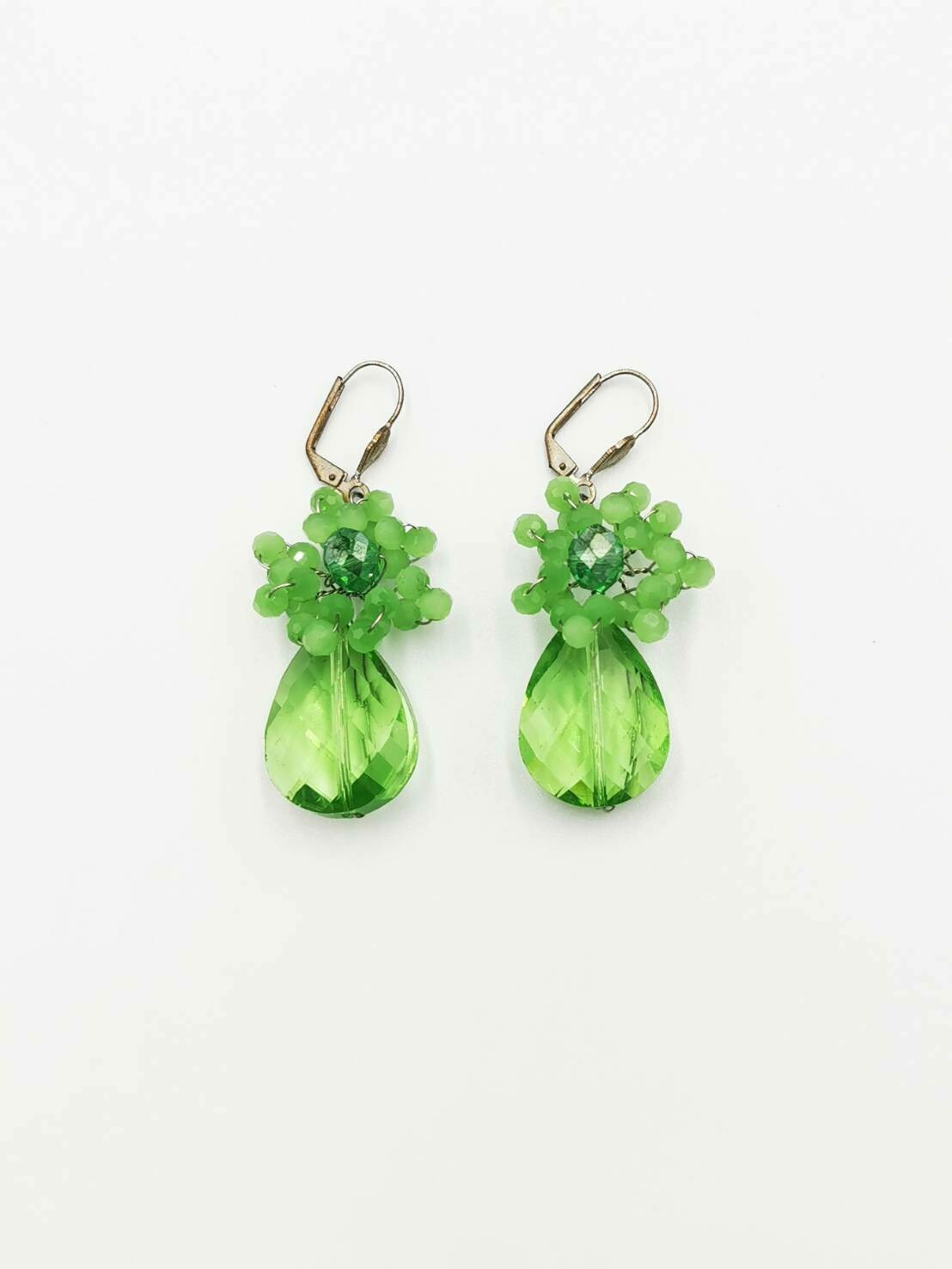 Sea Green and Gorgeous Earrings