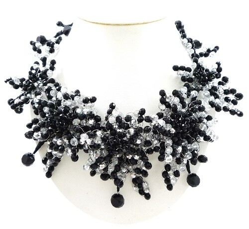 Piano Medley Crystal Necklace