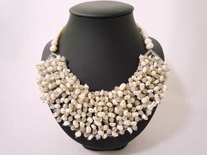 Pretty Pearls Bib Necklace