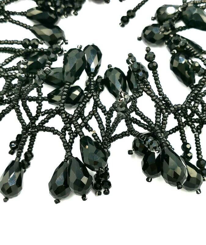 Black Rampage Statement Necklace