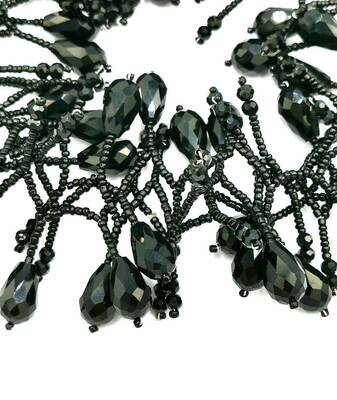 Black Rampage Statement Necklace