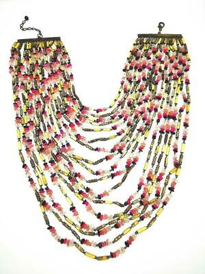 Sunrise Sunset Stone Necklace