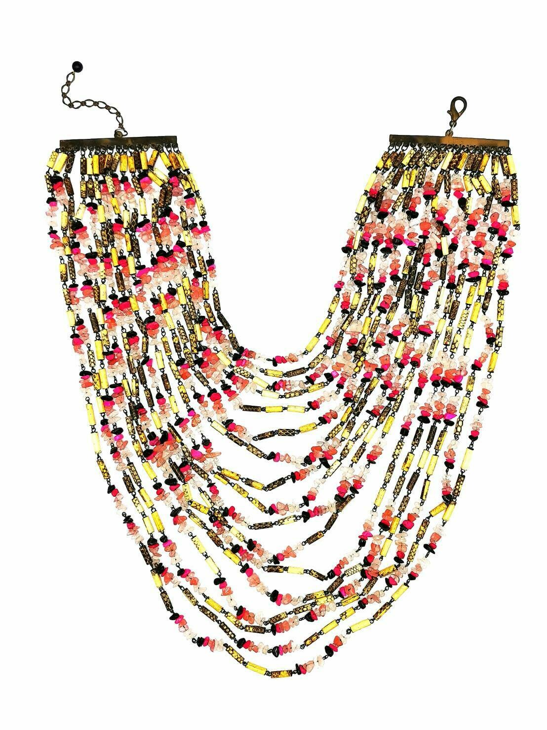 Sunrise Sunset Stone Necklace