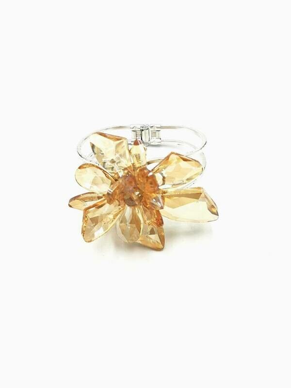 Crystal Flower Bracelet