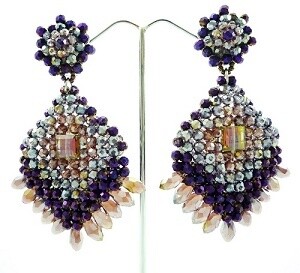 Deliciously Dangly Crystal Earrings