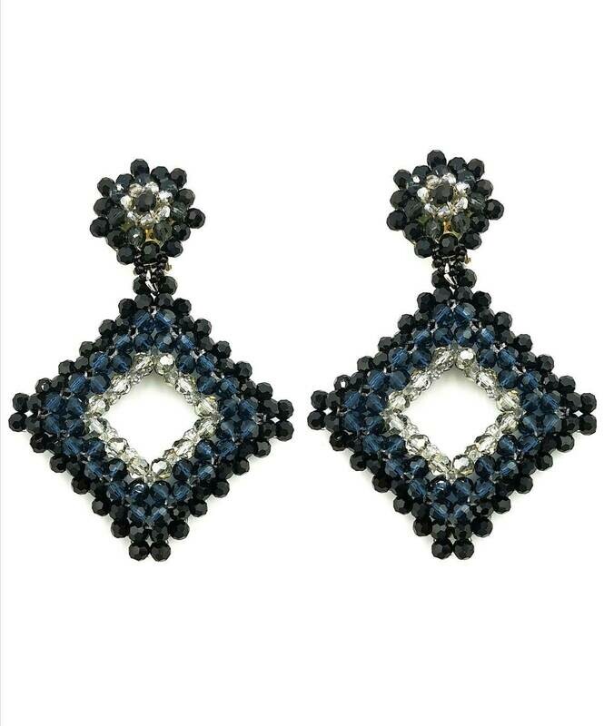 Bewitching Blue Dangle Earings