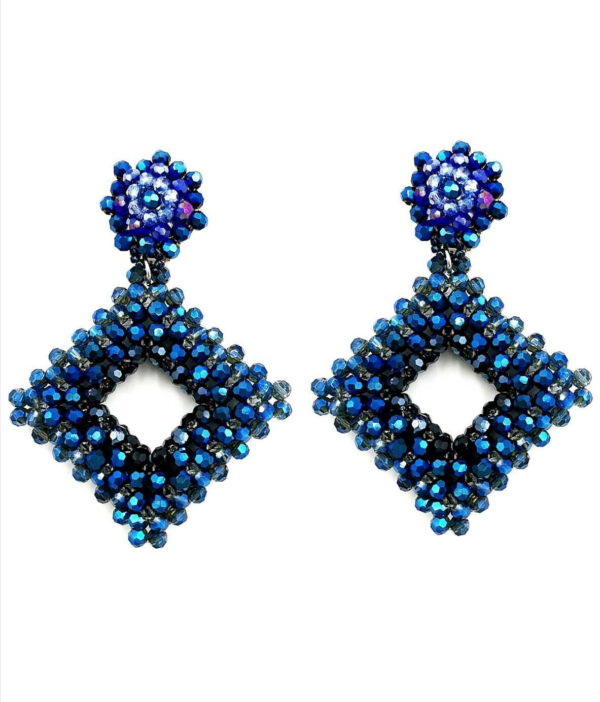 Bewitching Blue Dangle Earings