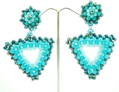Red and Racy Dangle Earrings