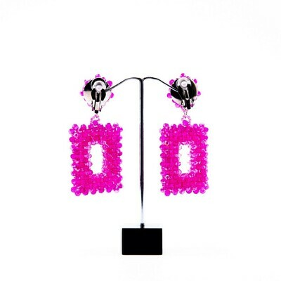 Prettily Pink Dangle Earrings