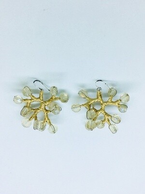 Golden Branches Earrings