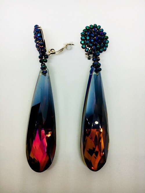 Midnight Mystique Dangle Earrings