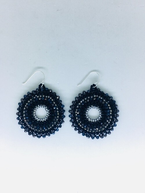 Drops of Midnight Earrings