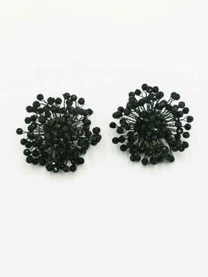 Deep Blue Crystal Earrings