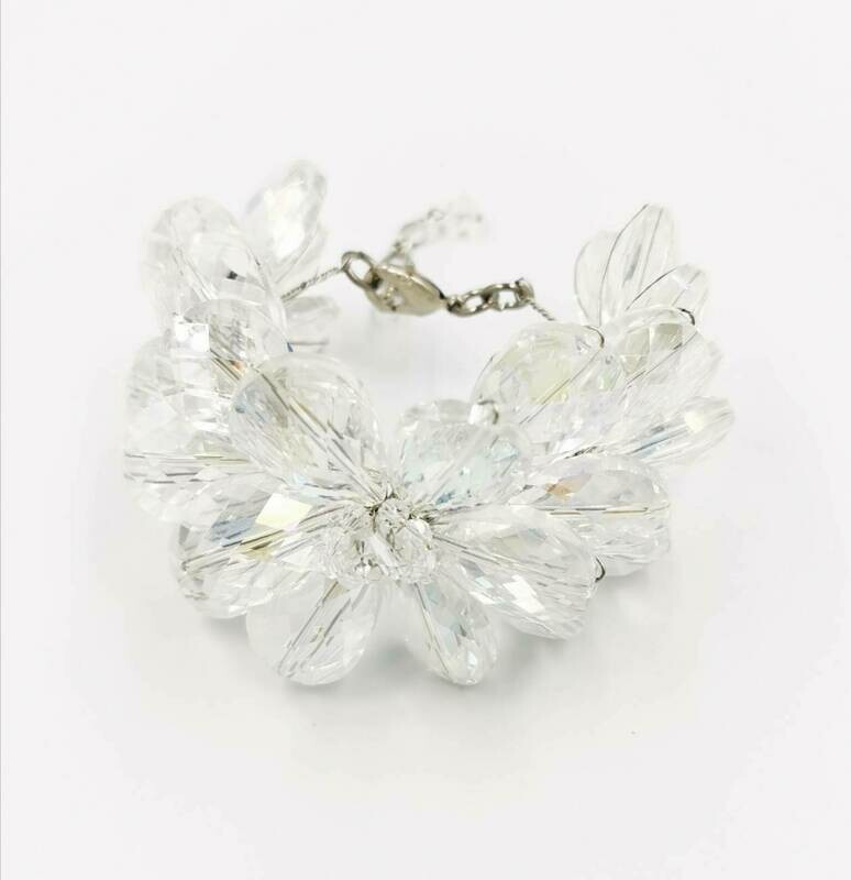 Must Have Clear White Crystal Bracelet