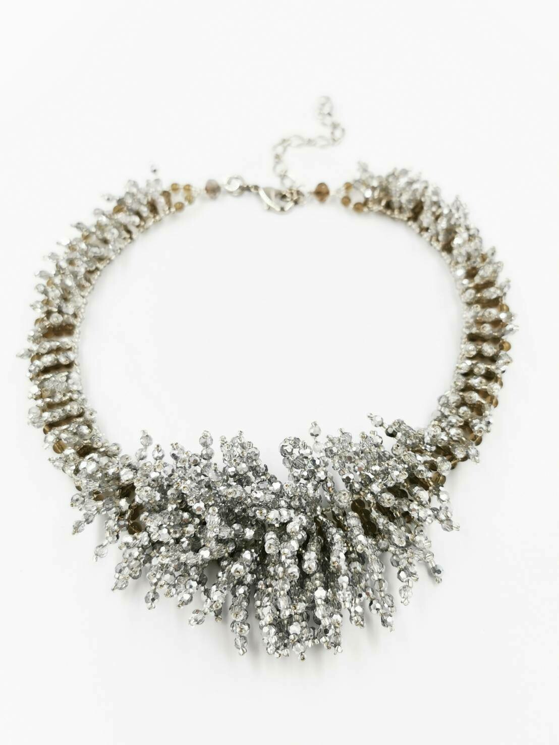 Really Silvery Racy Necklace