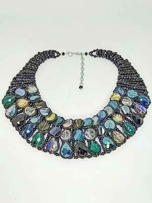 Crystal Collar Statement Necklace