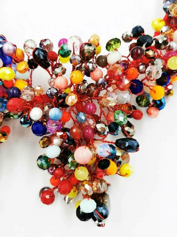 Strands of Summer Statement Necklace