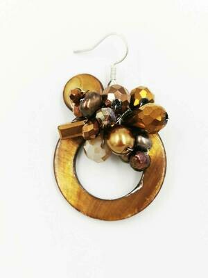 Golden Gems Dangle earrings