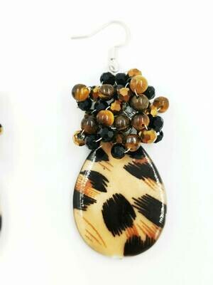 Luxe Leopard Dangle Earrings