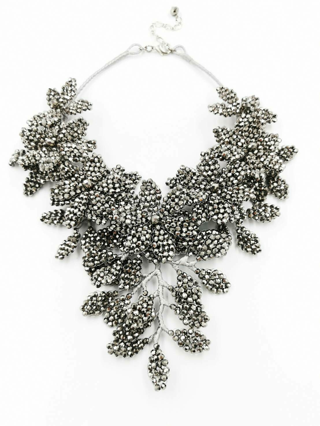 Fanciful Floral Statement Necklace