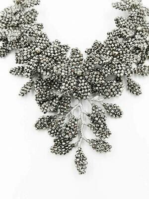 Fanciful Floral Statement Necklace