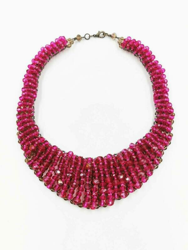 Tropical Sunset Statement Necklace