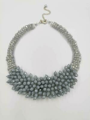 Silvery Show Stopper Necklace