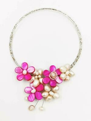 Tickled Pink Statement Necklace