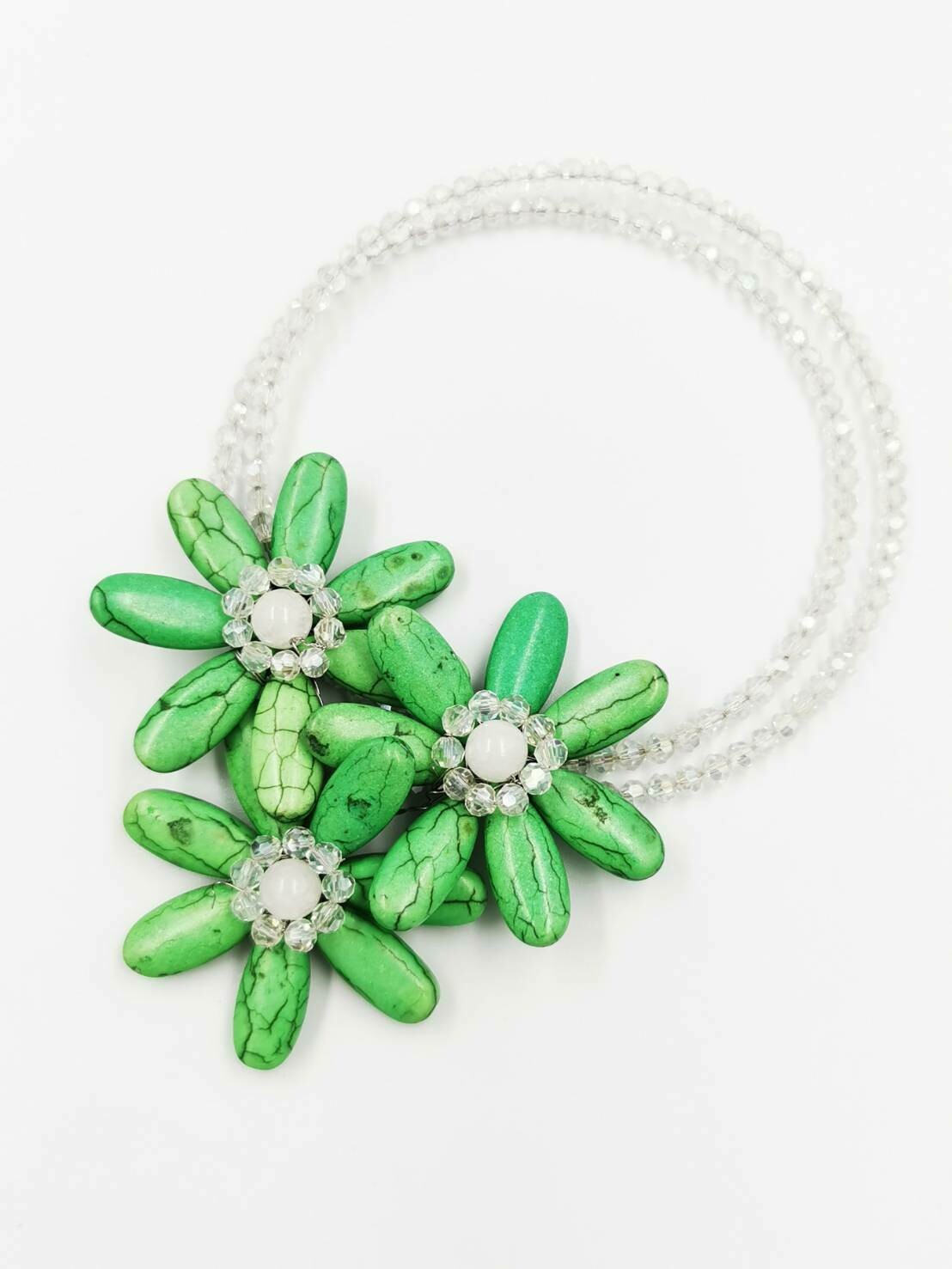 Green Energy Statement Necklace