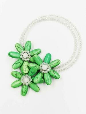 Green Energy Statement Necklace