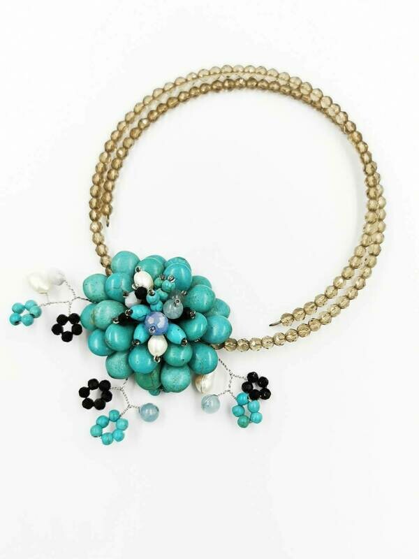 Springtime Robins Statement Necklace