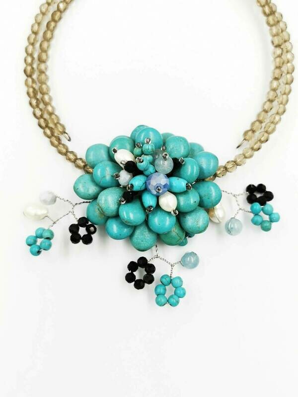 Springtime Robins Statement Necklace