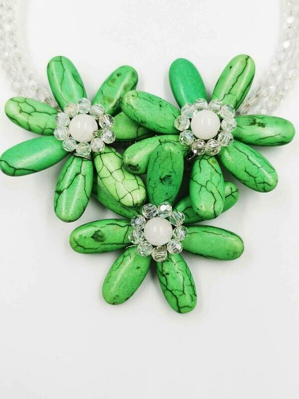 Green Energy Statement Necklace