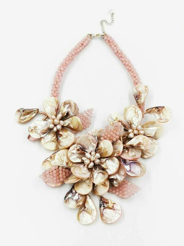 Pinkly Pretty Statement Necklace
