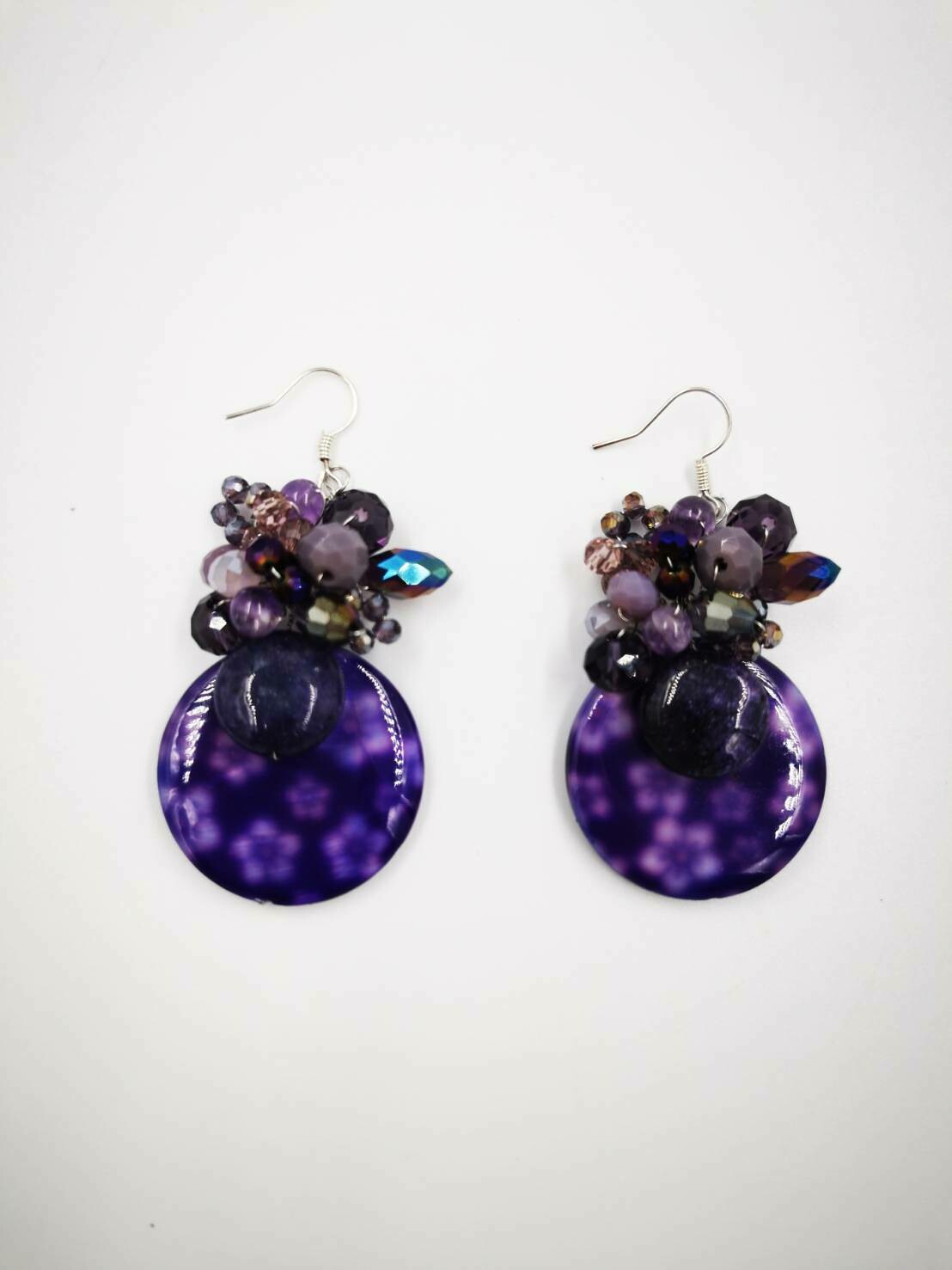 Millefiori Drop Earrings