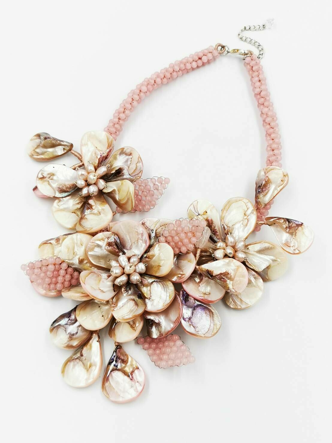 Pinkly Pretty Statement Necklace
