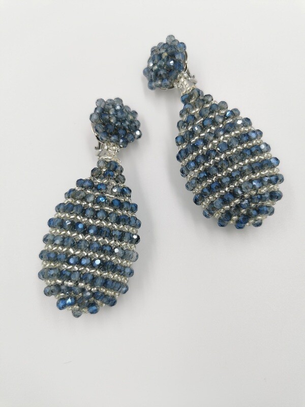 Golden Glitz and Glam Earrings