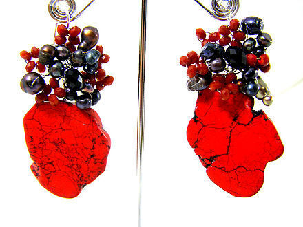 Ravishing Red Earrings
