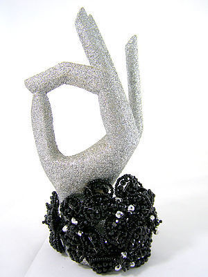 Elegant and Classy Black Crystal Bracelet
