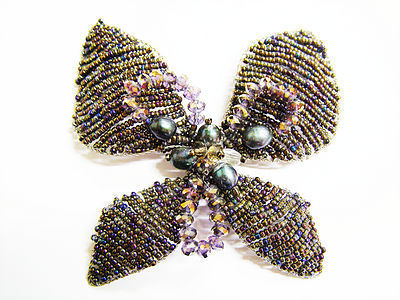 Shimmering Butterfly Brooch