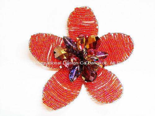 Flight of Fancy Floral Brooch